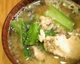 サバ缶の味噌汁～ダシいらずの満足魚汁～作り方7写真