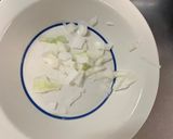 お一人様レンジ洋風棒棒鶏味豚平焼き風作り方2写真