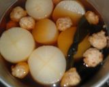 大根ととり肉団子煮作り方4写真