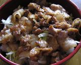ポン酢でさっぱりとおろし豚丼♪作り方7写真