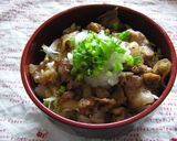 ポン酢でさっぱりとおろし豚丼♪作り方9写真