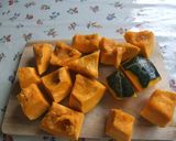 めんつゆで♥かぼちゃの煮物作り方1写真