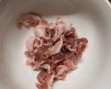 お二人様洋風梅照味回鍋肉青椒肉絲風作り方1写真