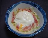 キャベハム卵マヨチーズをレンジでチン♪作り方7写真