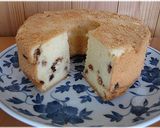 ふわふわシフォンケーキ　チョコチップ入り作り方8写真