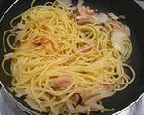 カリカリ揚げの納豆パスタ作り方3写真