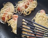 【使いきり】ウインナーのソーメン焼き作り方6写真
