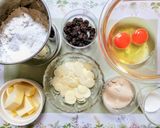 ホワイトデー！チョコとレーズンのケーキ作り方1写真