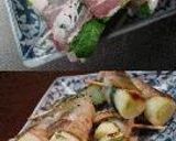 豚バラしし唐＆ねぎ巻き作り方5写真