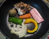 簡単で本格的スープカレー♪ベーコンきのこ作り方3写真