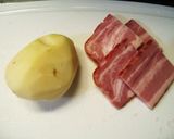 じゃがいもとベーコンのハサミ焼き♪作り方1写真