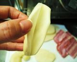 じゃがいもとベーコンのハサミ焼き♪作り方2写真