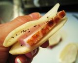 じゃがいもとベーコンのハサミ焼き♪作り方5写真