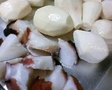 蛸と里芋煮作り方1写真