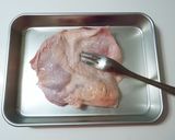 蜂蜜マスタードの鶏肉とポルチーニのグリル作り方1写真