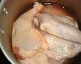 蒸し鶏のクリーム煮作り方1写真