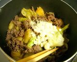 ＊牛肉とパインのチーズ炒め＊作り方3写真