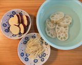 鶏と根菜の、甘辛生姜煮作り方1写真