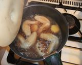 鶏と根菜の、甘辛生姜煮作り方5写真