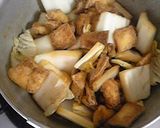 白菜と油揚げの煮たもの作り方4写真