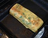 風味抜群！大根葉のごま味噌卵焼き★゛作り方5写真