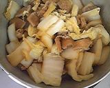 白菜と油揚げの煮たもの作り方5写真