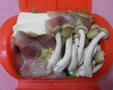 ルクエで簡単♪野菜とブリの蒸し物作り方1写真