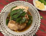 レンジで簡単!サンベイジー風蒸し鶏作り方5写真