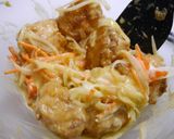 レンジで簡単！おじゃがまるチーズカレーマヨ作り方4写真