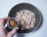 茄子とピーマンとひき肉の味噌バター炒め作り方2写真