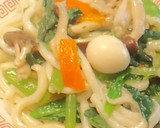 簡単八宝菜のつるつる焼うどん～♪作り方5写真