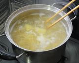 舞茸とブロッコリーとジャガイモのパスタ作り方4写真