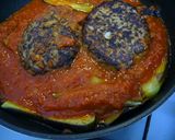 茄子とろける☆完熟トマトソースハンバーグ作り方8写真