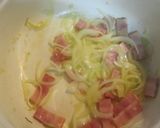 スープでクリームパスタ作り方3写真