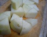 冬野菜と鶏肉のクリーム煮作り方1写真