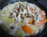 冬野菜と鶏肉のクリーム煮作り方10写真