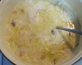 スープでクリームパスタ作り方5写真