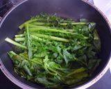 大根葉と油揚げのごま油炒め作り方1写真