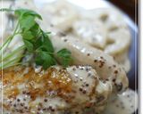 鶏手羽の粒マスタードクリーム煮作り方6写真