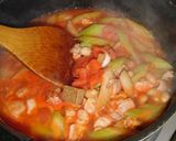 鶏肉とセロリのトマトスープ（パスタ入り）作り方5写真