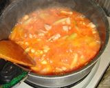 鶏肉とセロリのトマトスープ（パスタ入り）作り方6写真