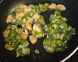 アサリとオクラのアオサスープ　素麺汁作り方1写真