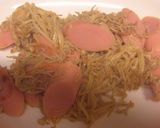 ☆中華風炒め☆しらす・魚肉ｿｰｾｰｼﾞ作り方4写真
