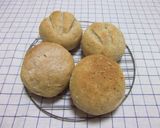 ノンオイルふわふわ全粒粉パン作り方10写真