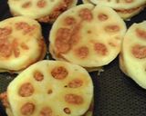 簡単！おいしい！れんこんのはさみ焼き♪作り方8写真