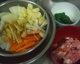 けんちん風カレーうどん作り方1写真