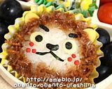 簡単なライオンさん弁当：キャラ弁作り方5写真