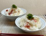 サッパリ！長芋と梅干しの炊き込みご飯作り方4写真