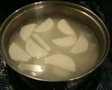★エコ★米とぎ汁で鶏そぼろ肉の★大根煮★作り方2写真
