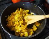 かぼちゃときのこのクリームパスタ作り方2写真
